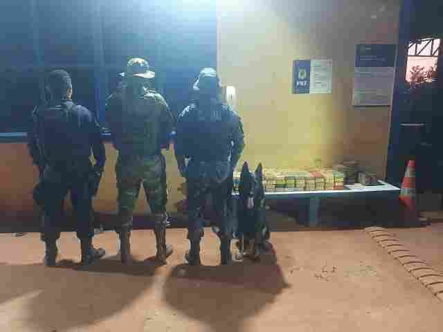 Ação da PM prende traficante com mais de 100 quilos de droga