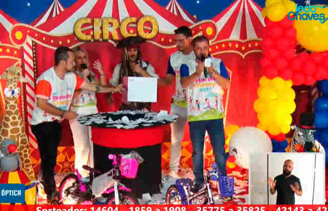 Acompanhe a festa do dia das crianças com sorteio de mil bicicletas em Porto Velho