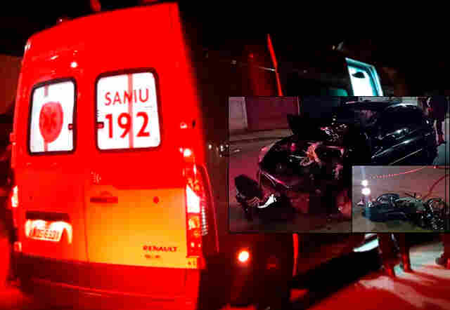 Casal morre e bebê fica ferida em colisão entre carro e moto na capital