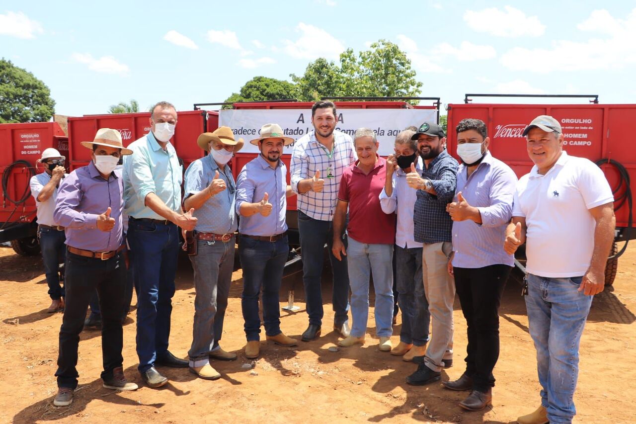 Deputado Laerte Gomes entrega equipamentos em Alvorada adquiridos com emenda