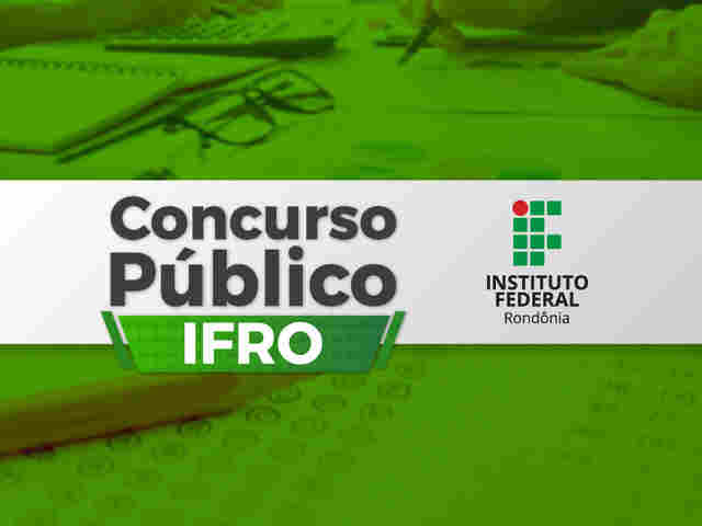 IFRO define banca para realização de novo concurso público