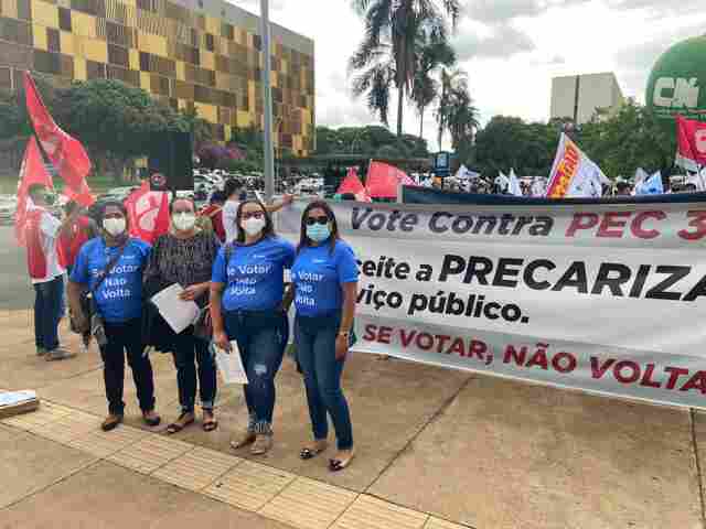 Sindeprof está em Brasíia na luta contra o desmonte do Serviço Público brasileiro