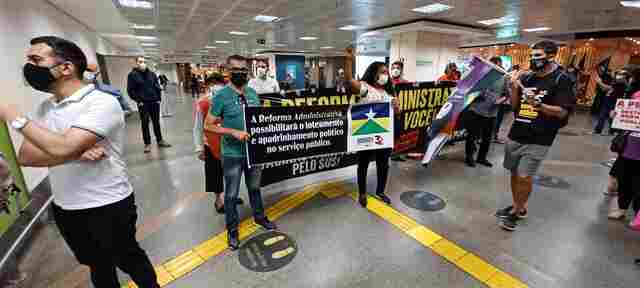 Sintero e demais movimentos sindicais intensificam mobilização contra a Reforma Administrativa em Brasília