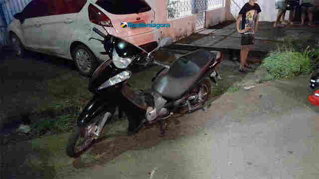 Motociclista fica gravemente ferido em acidente na zona sul