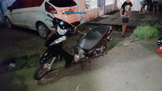 Motociclista fica gravemente ferido em acidente na zona sul