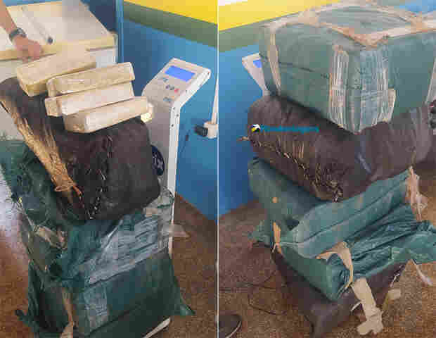 Polícia Civil e PM prendem três com 307 quilos de cocaína em São Francisco do Guaporé