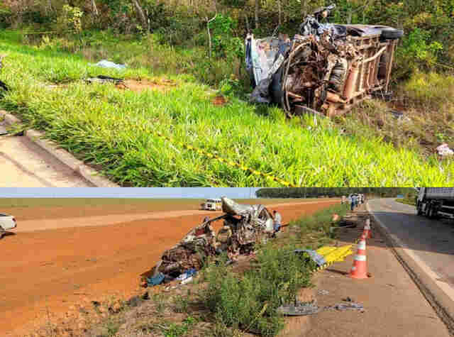 Grave acidente com van que levava pacientes a Vilhena deixa 13 mortos