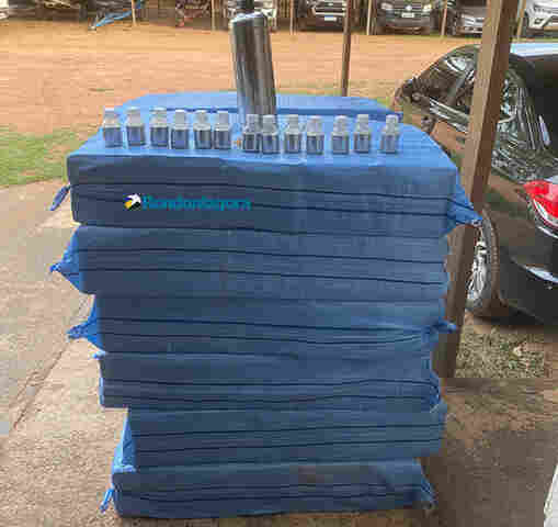 PM e Polícia Civil apreendem quase 50 quilos de mercúrio em Guajará-Mirim