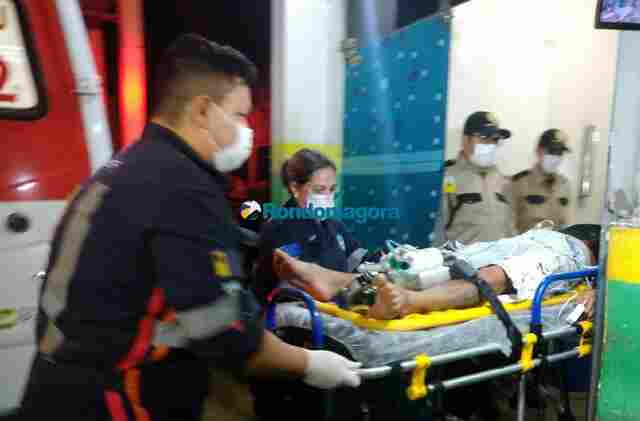 Samu socorre homem encontrado baleado com tiro no pescoço em matagal na zona leste