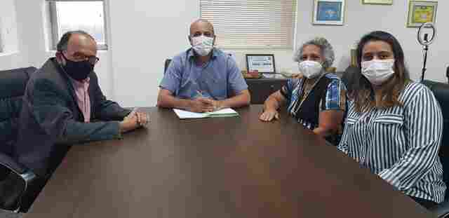 Ismael Crispin recebe visita da ex-vice-governadora de Rondônia