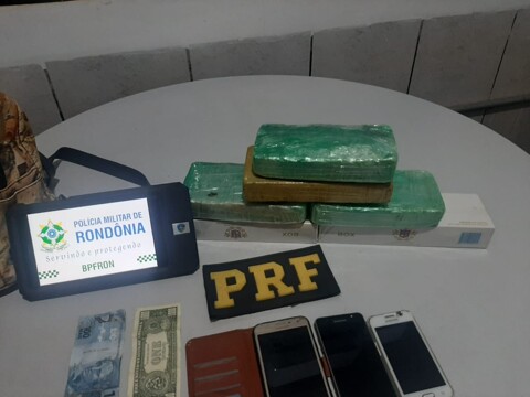 Boliviana é presa com quatro quilos de cocaína em Guajará-Mirim