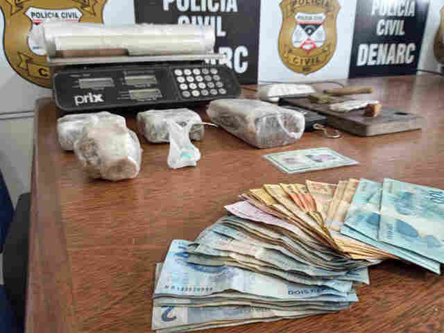 Denarc prende traficante que distribuía maconha e cocaína no bairro São Francisco