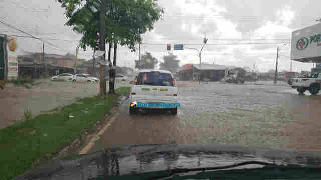 Vídeo: temporal em Porto Velho causa transtornos em várias ruas