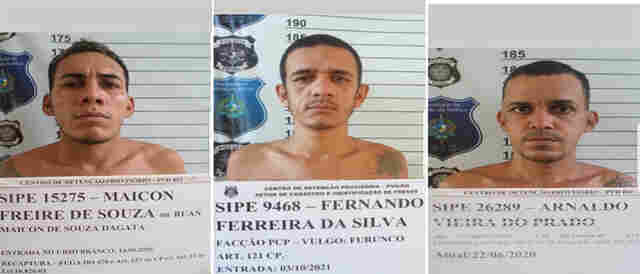 Apenados serram grades de cela e fogem do 470