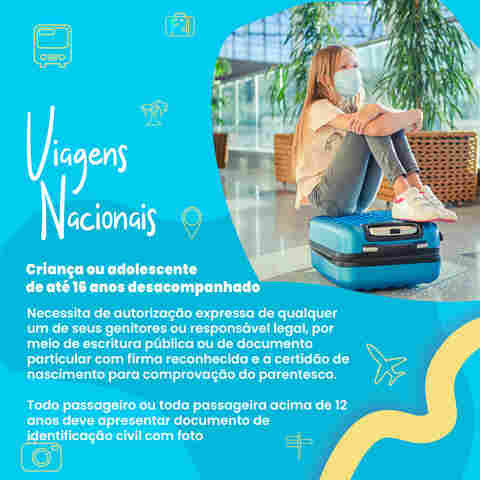 Vara da Infância alerta pais sobre documentos dos filhos em viagens de férias