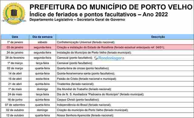 Prefeitura da capital segue Governo e antecipa feriado de aniversário do Estado para segunda-feira