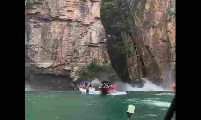 Sobe para 8 o número de mortos após queda de paredão em Capitólio