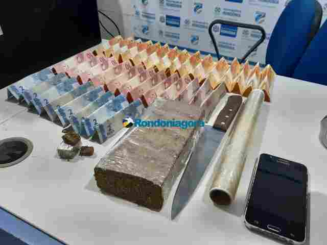 Polícia prende um por tráfico na zona leste da capital