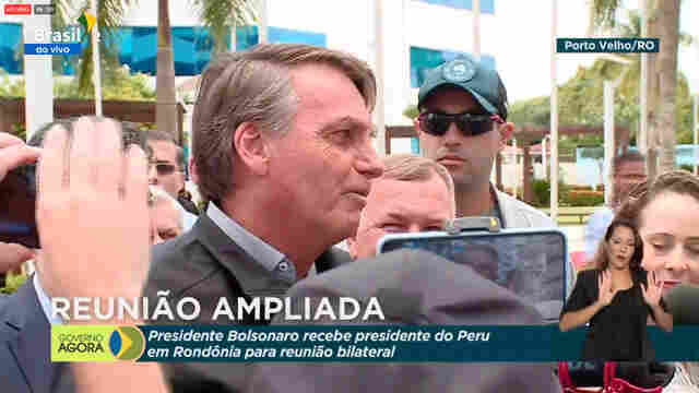 Ao vivo: Bolsonaro participa de encontro com o presidente do Peru em Porto Velho