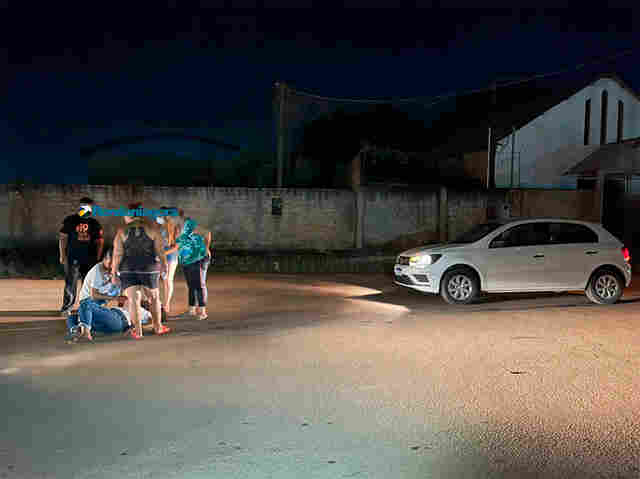 Mulher é atropelada e motorista foge sem prestar socorro