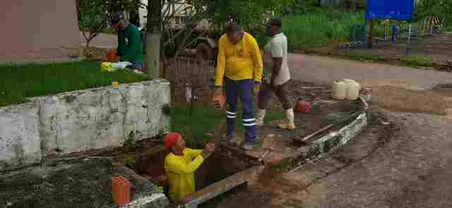 Semusb conclui limpeza de bueiros na Vila Tupi, a pedido da vereadora Ellis Regina