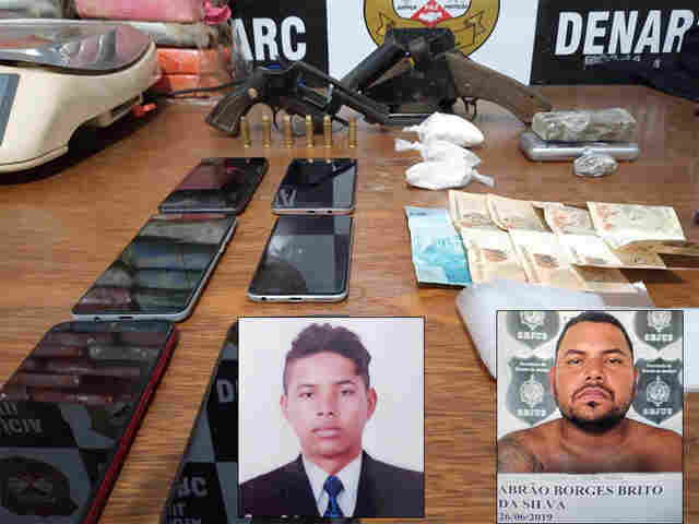 Denarc prende tio e sobrinho que atuavam no tráfico de drogas na Zona Leste da capital