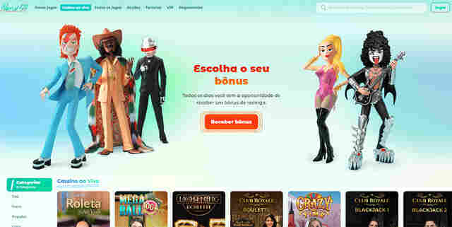 Promoção do cassino ao vivo no Instagram