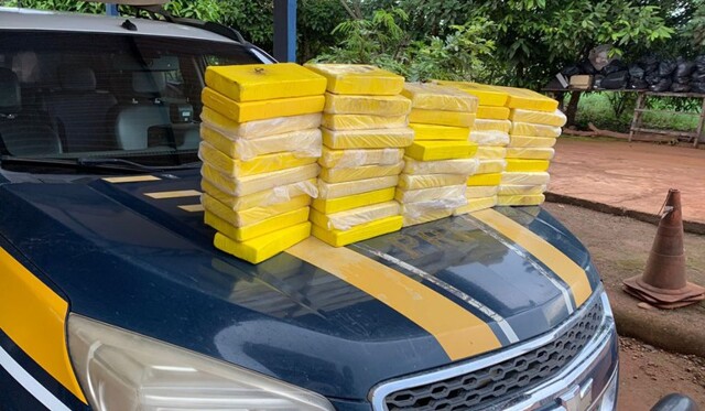PRF apreende 54 kg de cocaína em Rondônia, durante três abordagens nesta quarta-feira