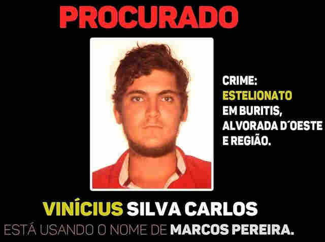 Polícia Civil pede ajuda para localizar estelionatário acusado de aplicar golpes em Buritis e região