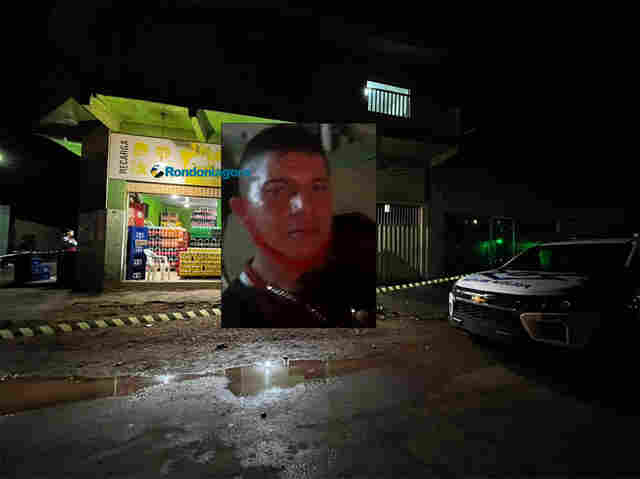 Homem é morto a tiros em frente a distribuidora de bebidas