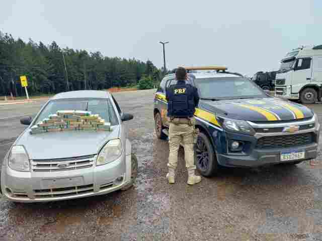 Traficante é preso pela PRF com mais de 20 quilos de cocaína