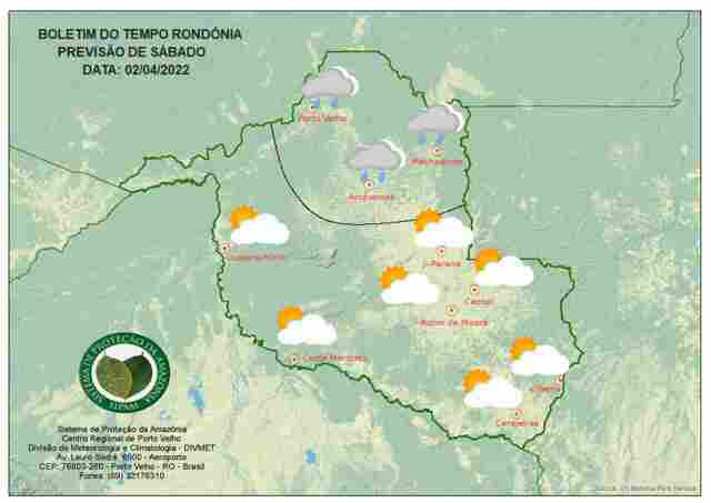 Friagem continua neste sábado, mas sol volta a aparecer em Rondônia