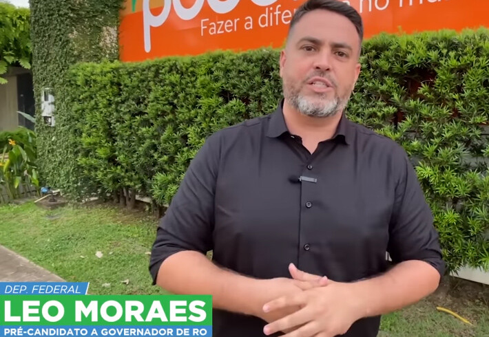 Vídeo: deputado Léo Moraes confirma pré-candidatura ao Governo de Rondônia