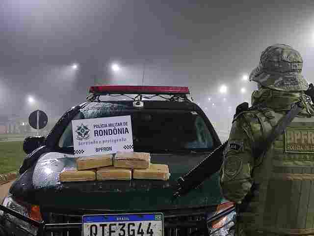 PM apreende cinco quilos de maconha em Nova Mamoré