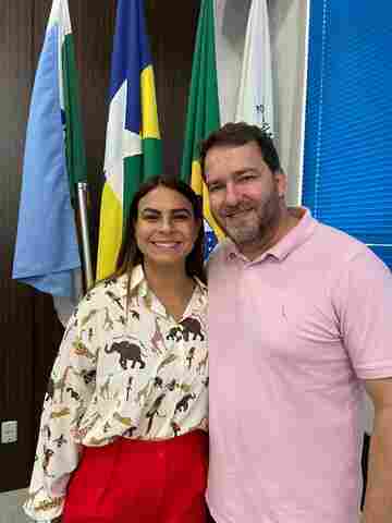 Presidente do Republicanos, Alex Redano dá boas vindas à deputada Mariana Carvalho ao partido