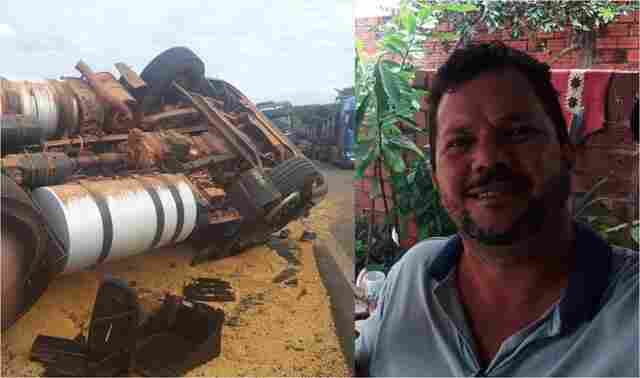 Vídeo: caminhoneiro morre após carreta tombar na BR-364
