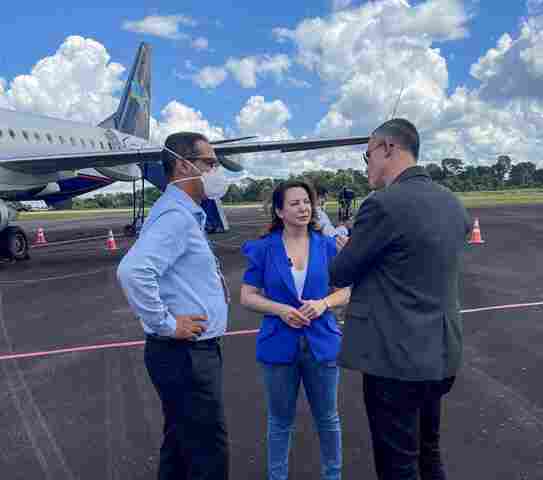 Jaqueline Cassol batalhou pelo retorno dos voos no Aeroporto de Cacoal