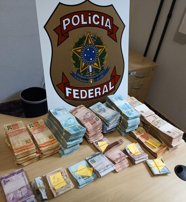 Em Guajará: PF apreende mais de R$ 200 mil em dinheiro durante operação contra venda de diamantes
