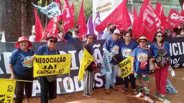 Caravana do Sindsef presente no Dia Nacional de Luta por recomposição salarial – 19,99% já