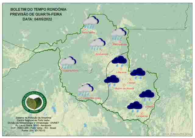 Mais uma friagem derruba as temperaturas em Rondônia nesta quarta-feira
