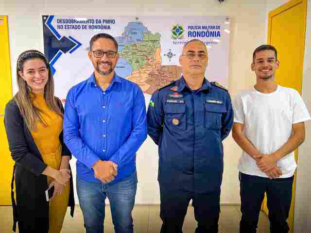 Deputado Anderson se reúne com comandante geral da PM e pede reforço no policiamento no entorno das faculdades em Porto Velho