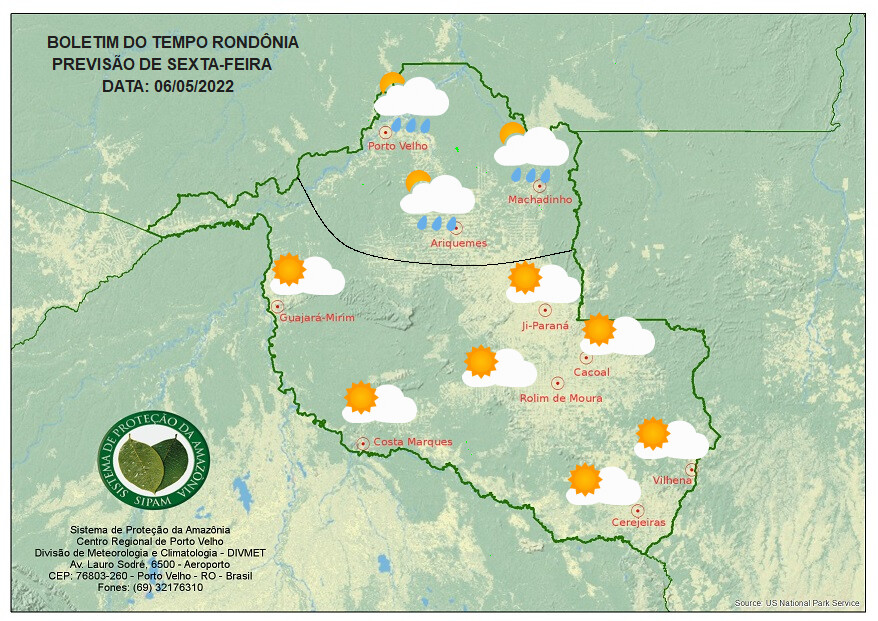 Calor retorna com força nesta sexta-feira em Rondônia