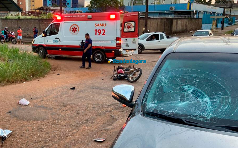Motociclista morre após colisão na 7 de Setembro, em Porto Velho