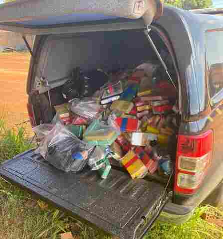 PF incinera mais de uma tonelada de drogas em Guajará-Mirim