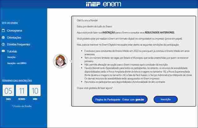 Inscrições para o Enem 2022 terminam no sábado