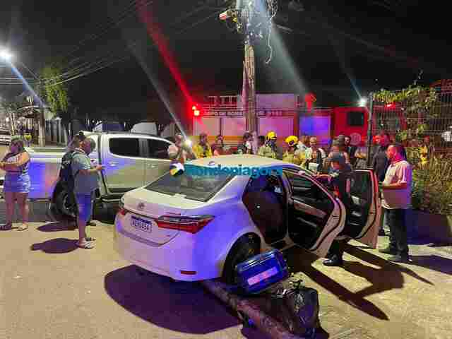 Motorista morre em acidente em cruzamento na região central da capital neste sábado