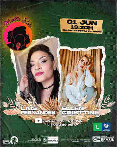 Festival de música “Mostra Ela’s” começa nesta quarta com transmissões pelo YouTube