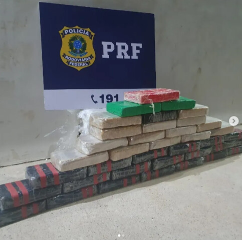 Homem é preso com 40 kg de cocaína próximo ao presídio federal de Porto Velho