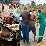 Sobe para quatro as vítimas fatais de acidente na BR-364; identificado um dos motoristas