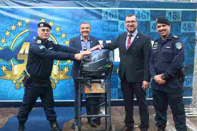 PM recebe aparelhos fluviais por meio de emenda do deputado Alex Silva